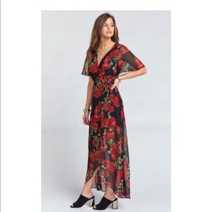 Show Me Your Mumu Marianne Wrap Dress Large